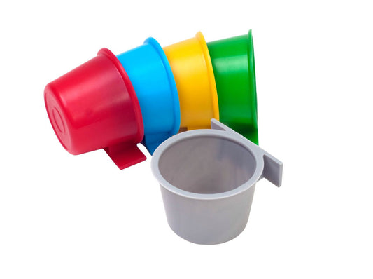 Zellenbecher in verschiedenen Farben